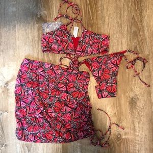 Toluca swim monarch bikini with swim skirt